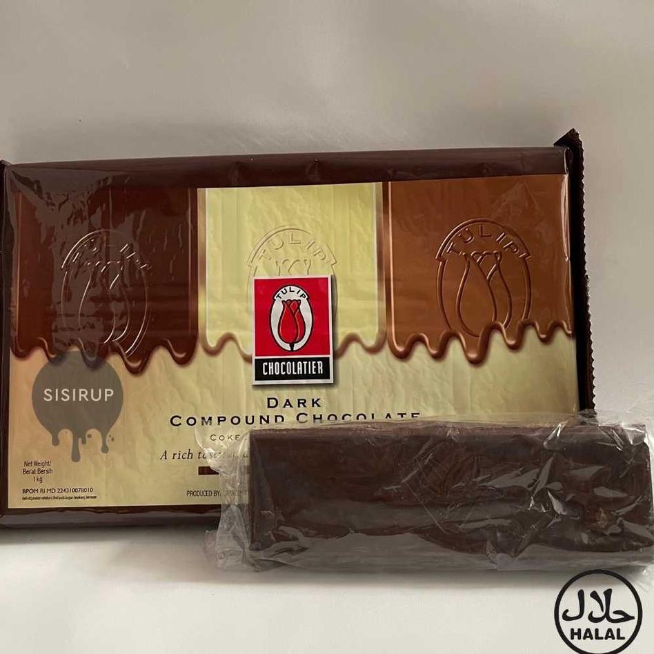 

♣ 1 KG DARK CHOCOLATE TULIP 1 KG / DARK COMPOUND TULIP ○