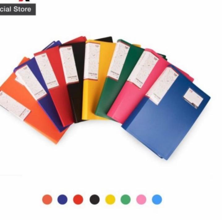 

Serba diskon Clear holder folio 20 pocket Folder one / dokumen keeper / display album