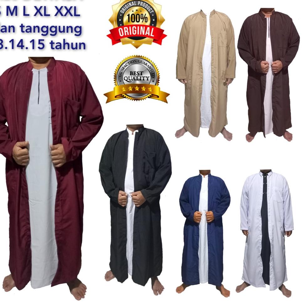 PROMO MURAH V33 JUBAH LUARAN PRIA jubah gamis luaran gamis laki laki luaran gamis pria jubah pria pa