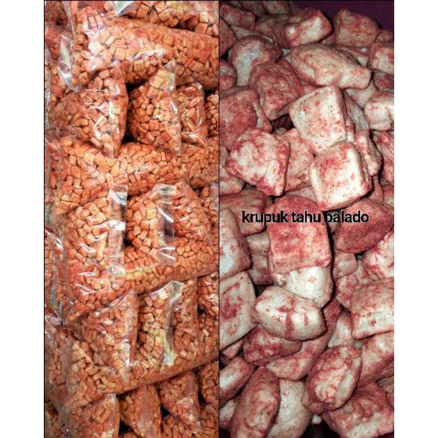 

KRUPUK TAHU BALADO / SNACK MURAH / SNACK KILOAN / SNACK ORIGINAL