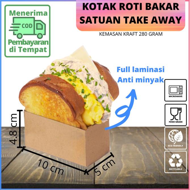 

Kotak Dus Roti Bakar | Kraft Coklat
