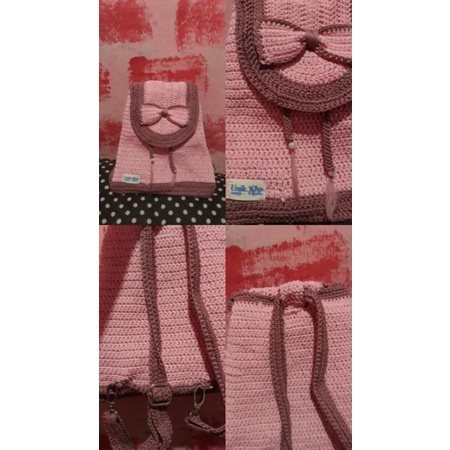 Tas Ransel Rajut Anak