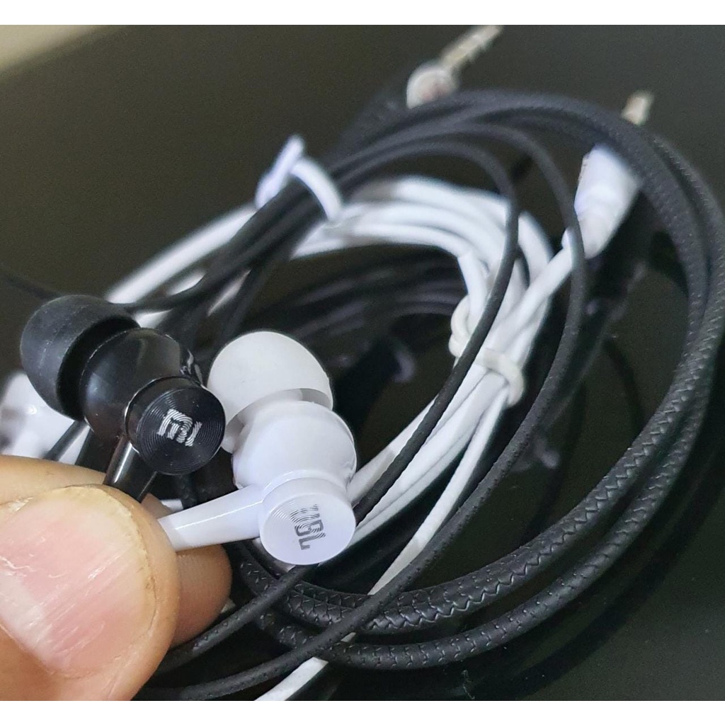 Handsfree Stereo Jack 3.5mm lengkap Mic Super ExtraBass Earphone