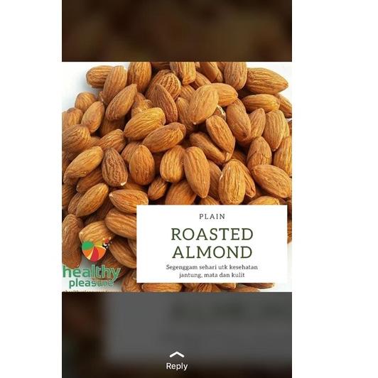 

✺ ROASTED ALMOND PLAIN 500G ➽