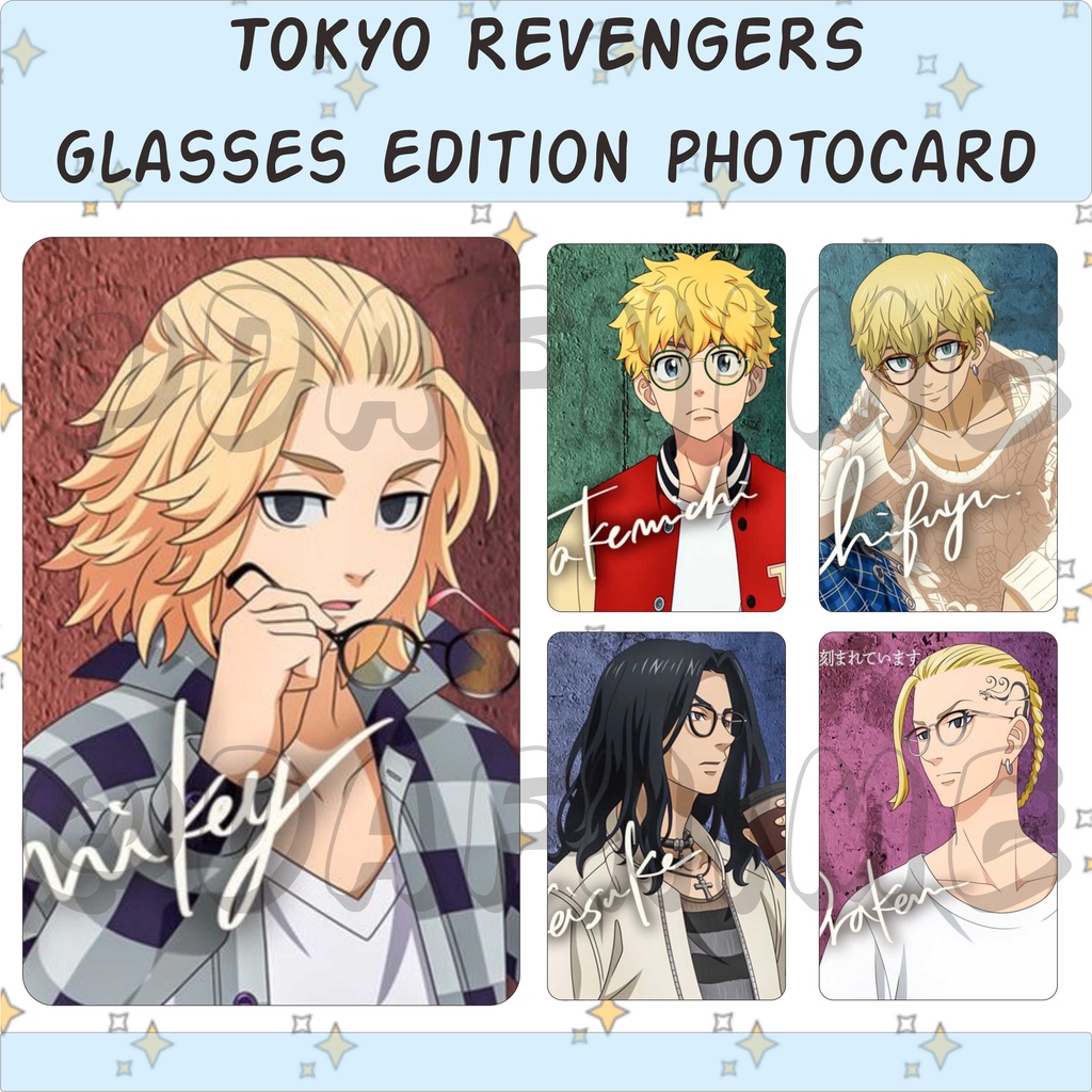 TOKYO REVENGERS GLASSES EDITION PHOTOCARD ANIME