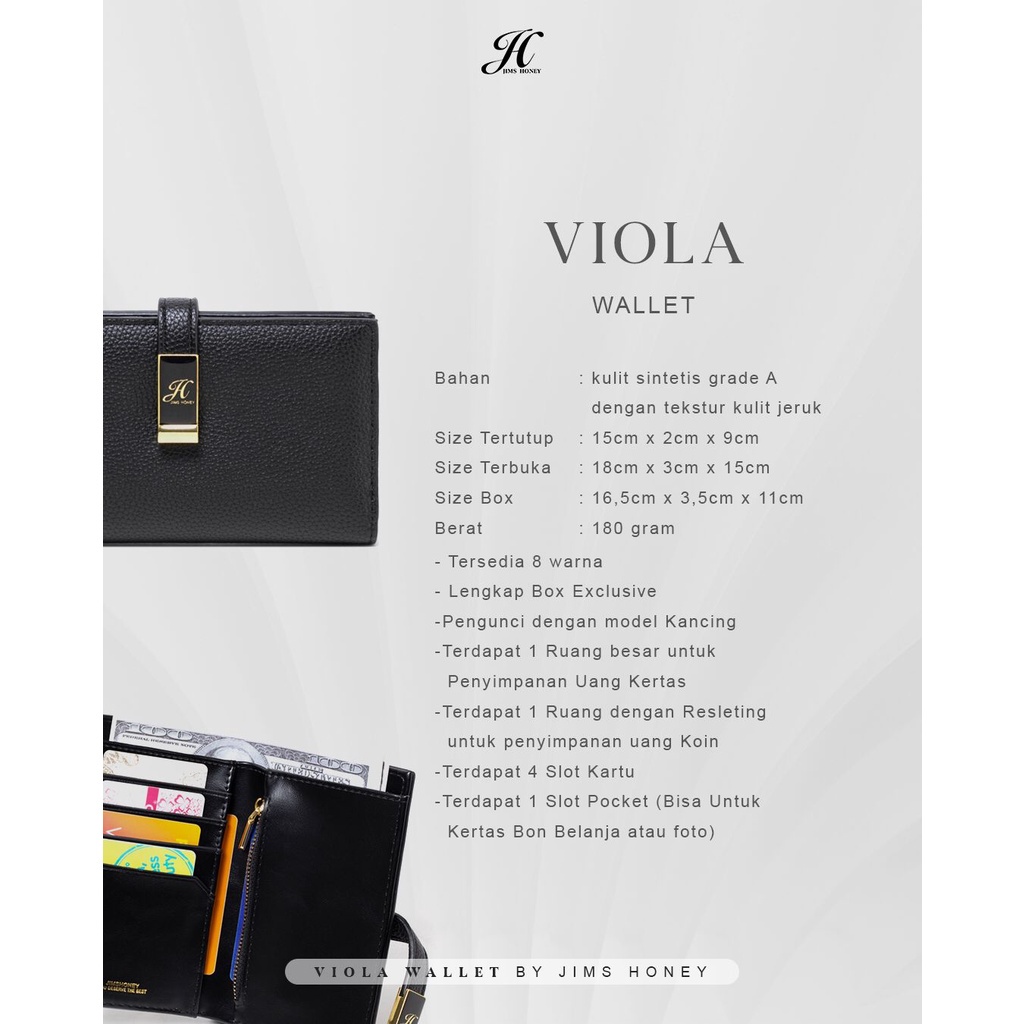 VIOLA MINI WALLET JIMSHONEY ORIGINAL READY GOSEND LARIS MURAH FREEBOX