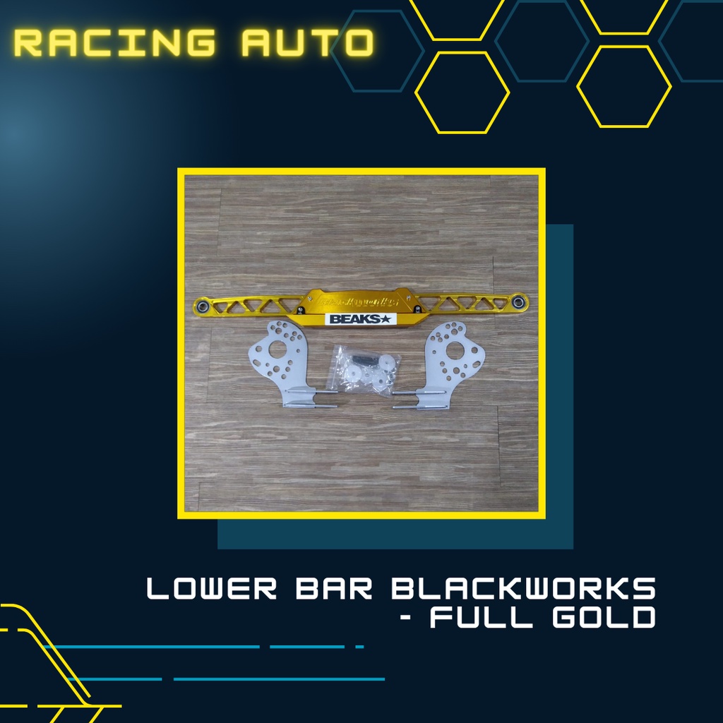 Lower Bar / Lowerbar Blackworks Jazz Brio Yaris - Full Gold