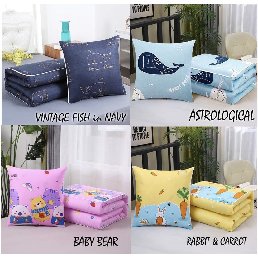 ( BISA COD ) PROMO BANTAL SELIMUT 2 IN 1 / BANTAL TRAVEL / BALMUT PRAKTIS / BANTAL SET SELIMUT / BANTAL SELIMUT MOTIF RANDOM 2 IN 1 / BANTAL SELIMUT TRAVELING PRAKTIS