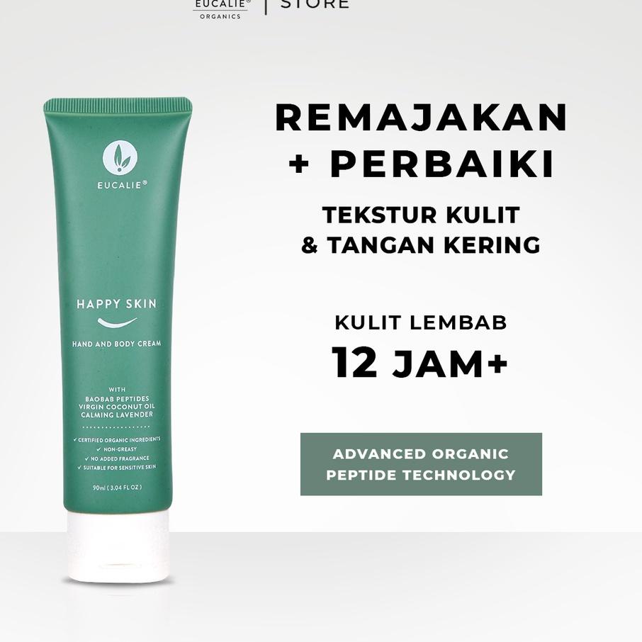 ○ Eucalie Organic Anti Aging Hand & Body Lotion - Happy Skin ☁