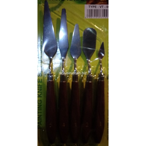 

#####] CETOK LUKIS 5pcs alat lukis gambar tools painting