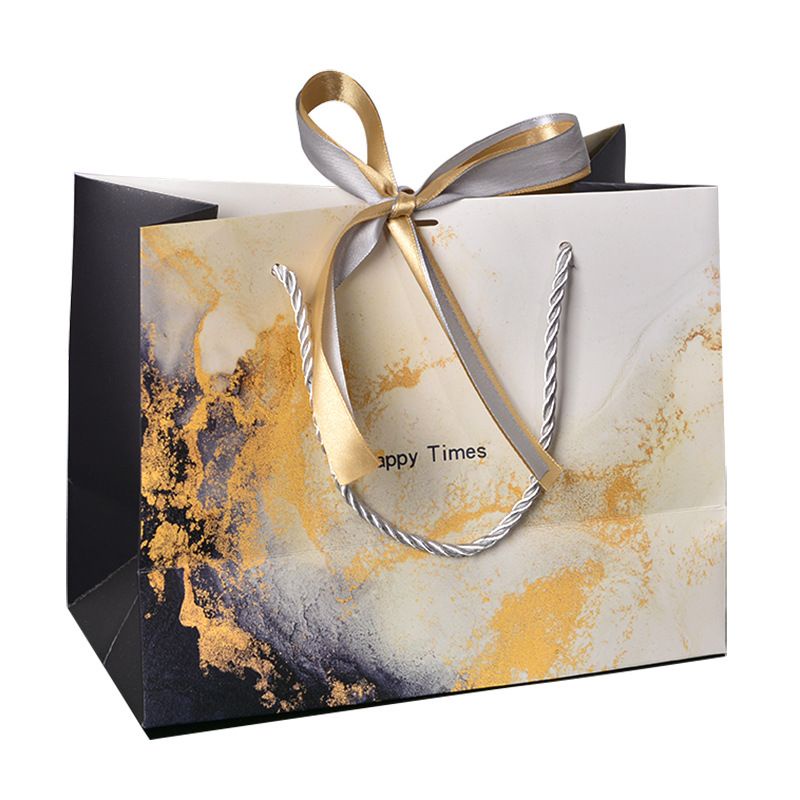 

Paper Bag Marmer Hitam Vintage Kantong Dus Gift Box