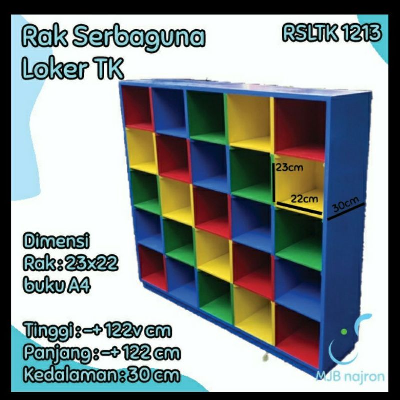 Loker TK lemari buku rak penyimpanan
