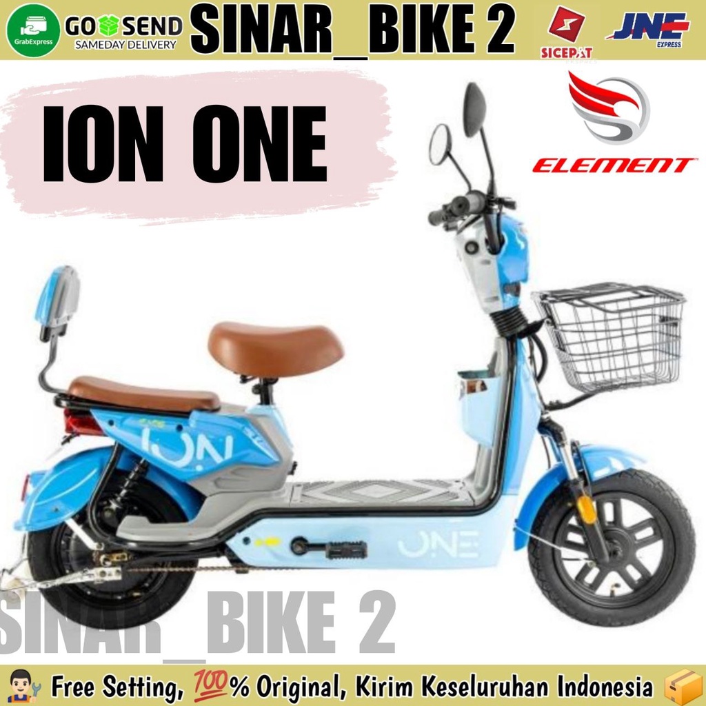 Sepeda Listrik ION ONE By ELEMENT Electric 500 Watt E Bike