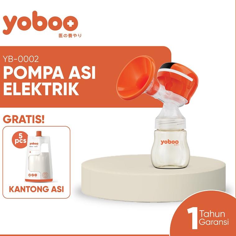 TERBARU Yoboo Alat Pompa Asi Elektrik Otomatis - Single & Handy Electric Breast Pump BPA Free Bonus 
