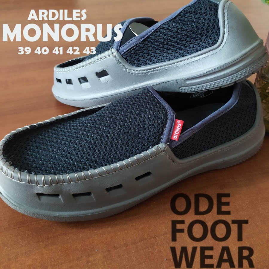 Sepatu slip on Ardiles - SALEMBA Sepatu pria original hitam dan biru ukuran 39 40 41 42 43 untuk sekolah kerja dan santai