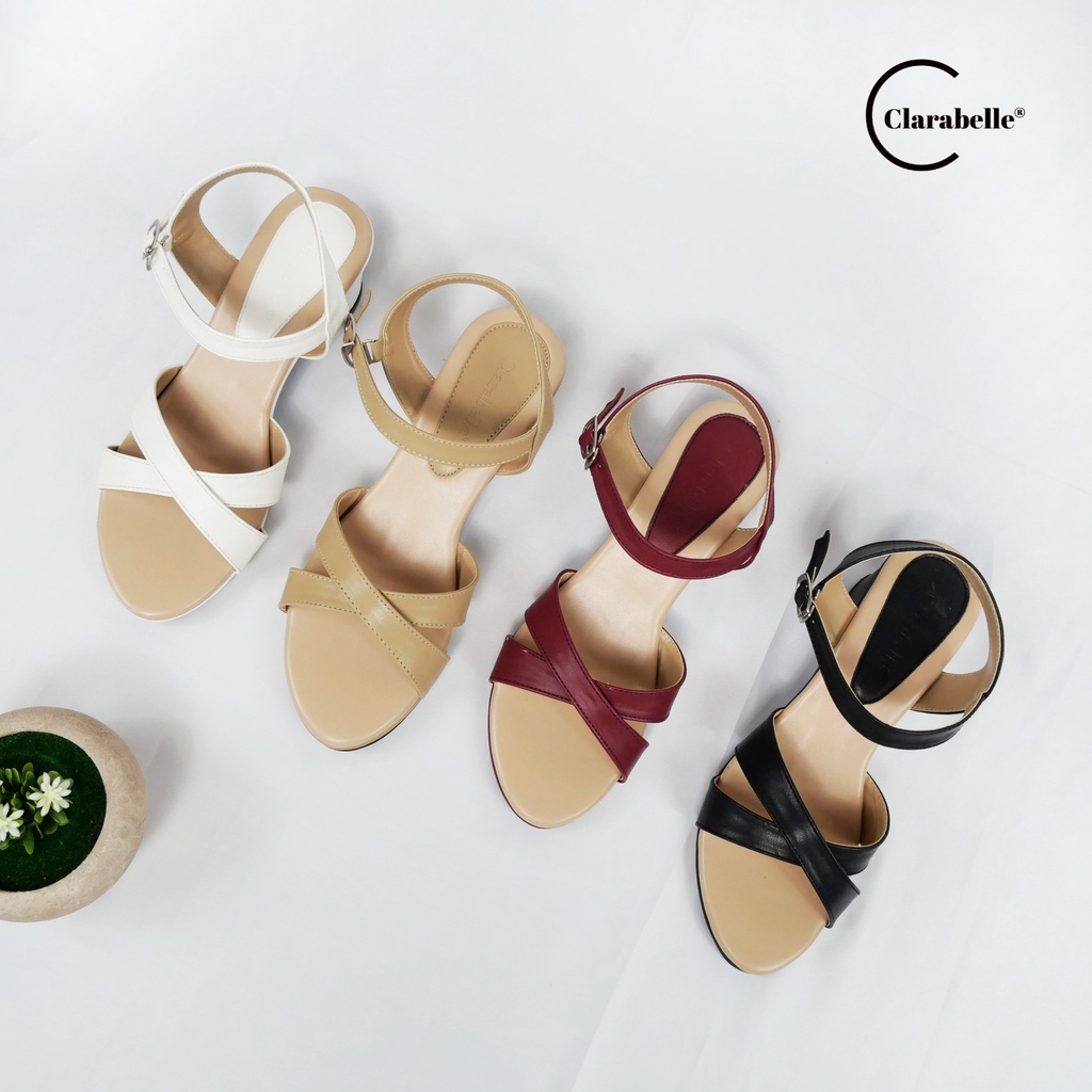 Clarabelle || Tyra Sandal Heels Wanita 5 Cm