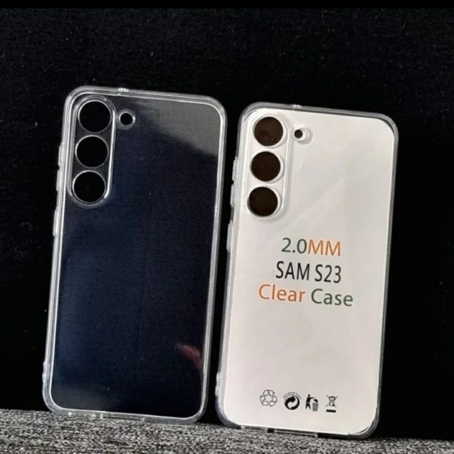 SAMSUNG S23 S23+ S23 ULTRA S22 S22+ S22 ULTRA S21 S21+ S21 ULTRA CASE SOFTCASE CLEAR HD 2mm TPU BENING SOFT TRANSPARAN SILIKON KARET CASING COVER S21 PLUS S22 PLUS S23 +