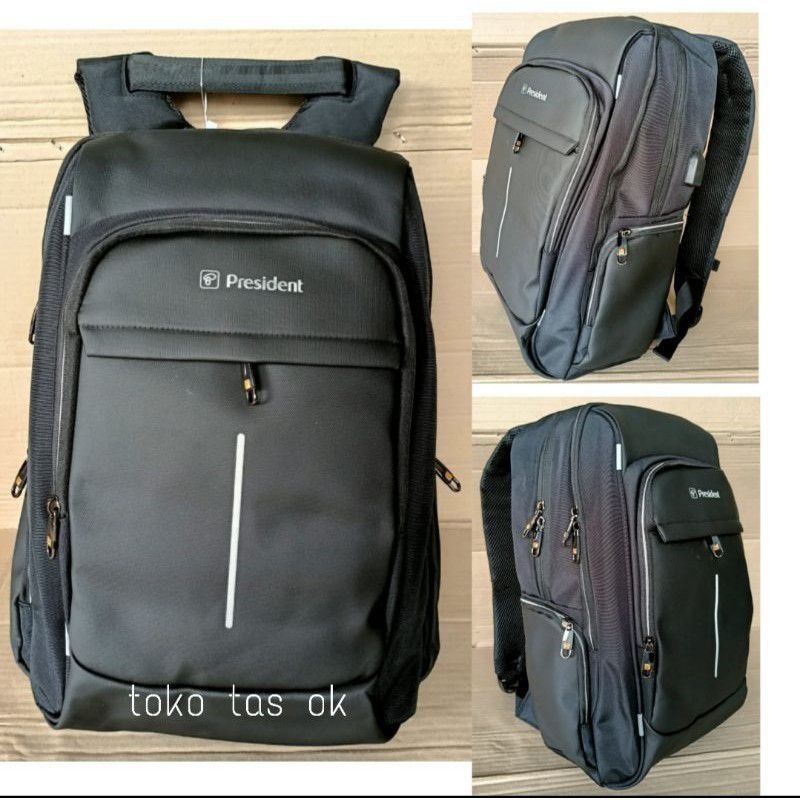 Tas ransel laptop president tas kuliah/kerja original