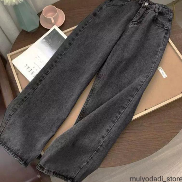 RECOMENDED HIGHWAIST KULOT CELANA PANJANG JEANS WANITA CELANA HIGHWAIST PINGGANG TINGGI CELANA BOYFR