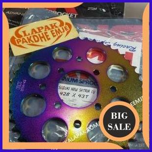 accessories GEAR BELAKANG 428 43 SATRIA 2 TAK RU HIU LUMBA SATRIA FU BARONG FI FL INJECTION SMASH RK