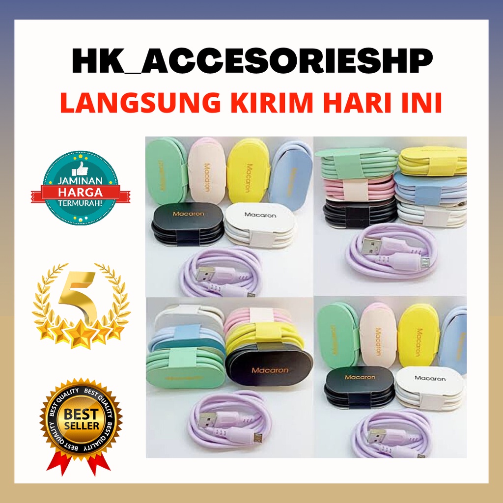 Macaron Data Cable / Kabel Data Macaron Fast Charging MICRO USBk