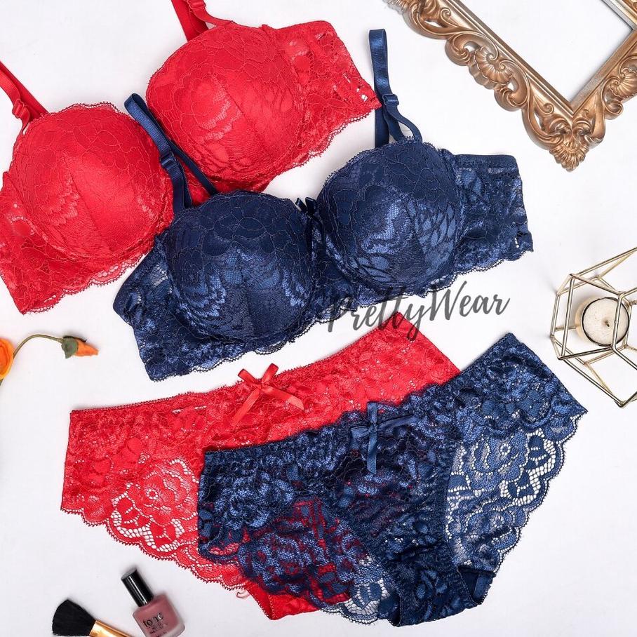 ✩ Half Cup Bra set + Cd Prettywear 0932 cup B ✶