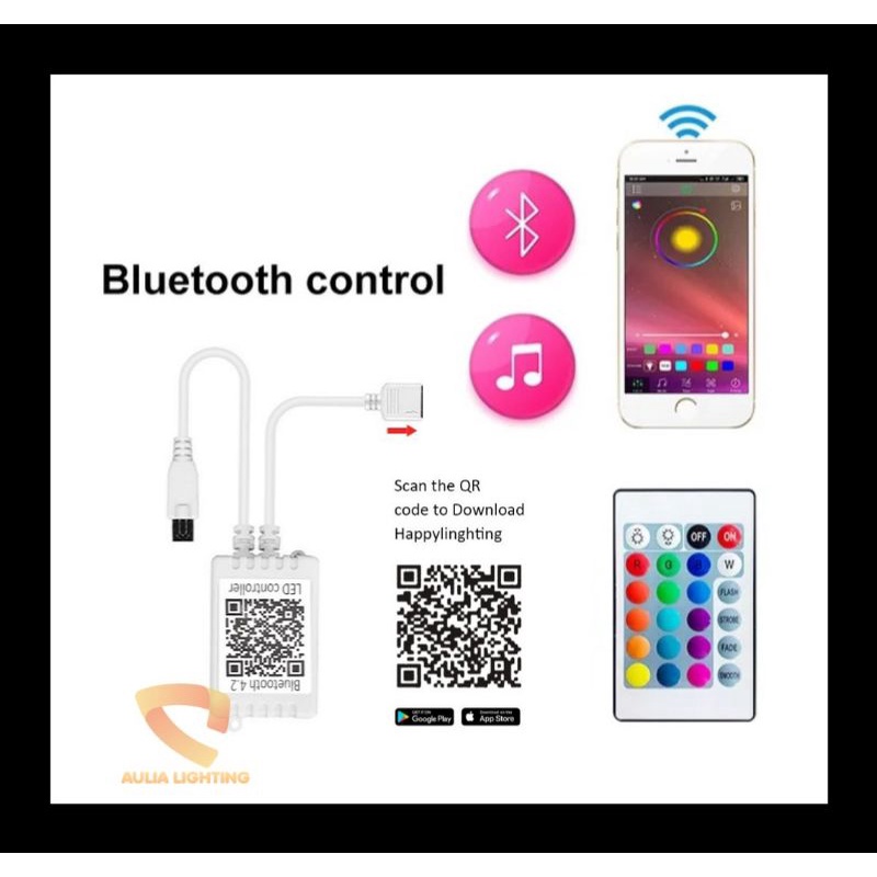 REMOTE CONTROLLER BLUETOOTH LED STRIP 2835 5050 APPS WIRELESS PHONE CONTROLL