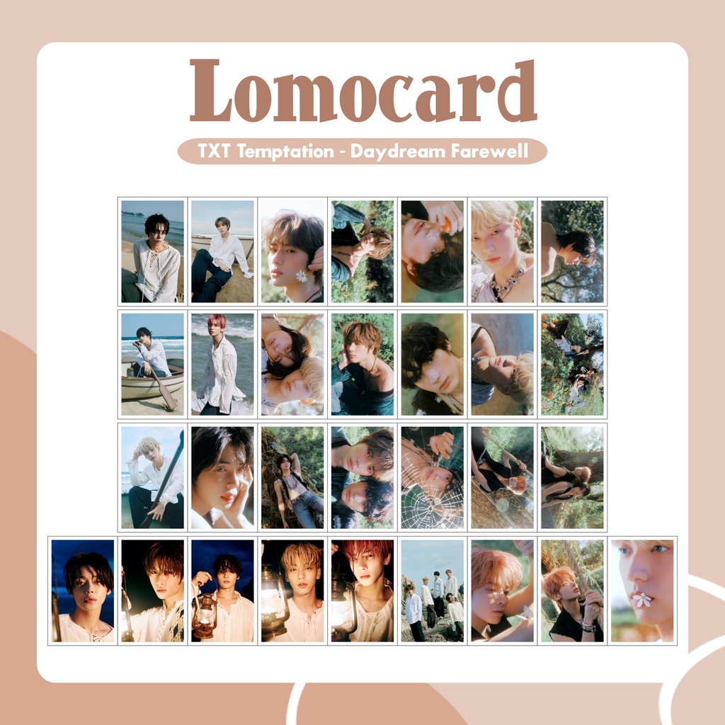 Pahe TXT Photocard Lomocard bunflag temptation frezee