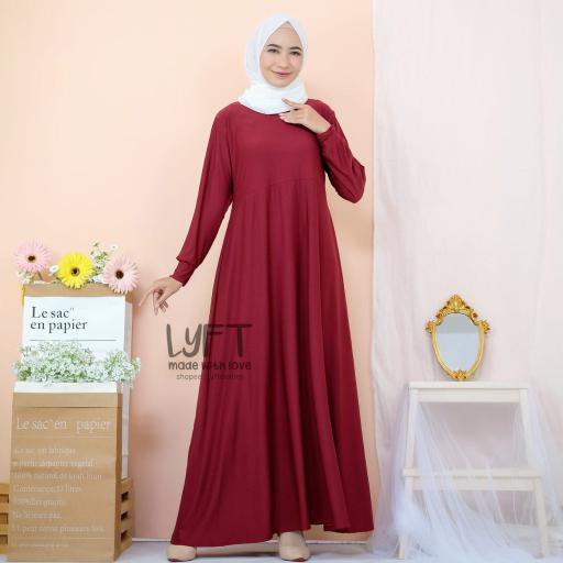 [Home Dress] TERLARIS GAMIS JERSEY POLOS SIZE XXXL super jumbo Warna MAROON premium termurah