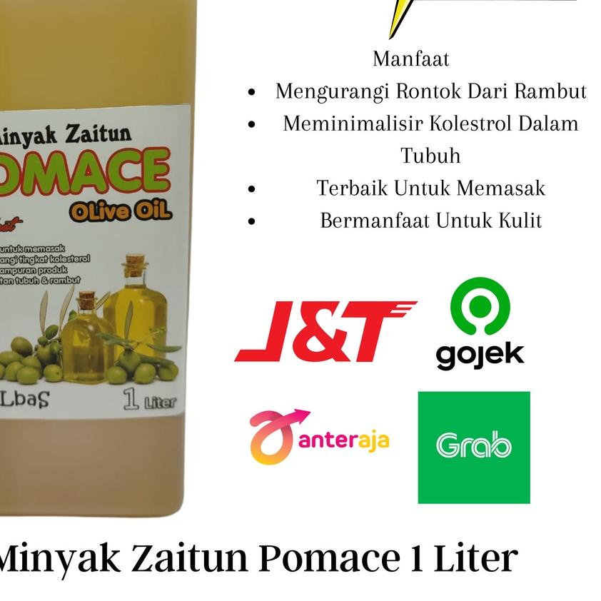 

☺ Pomace olive oil / minyak zaitun pomace 1 liter ❋