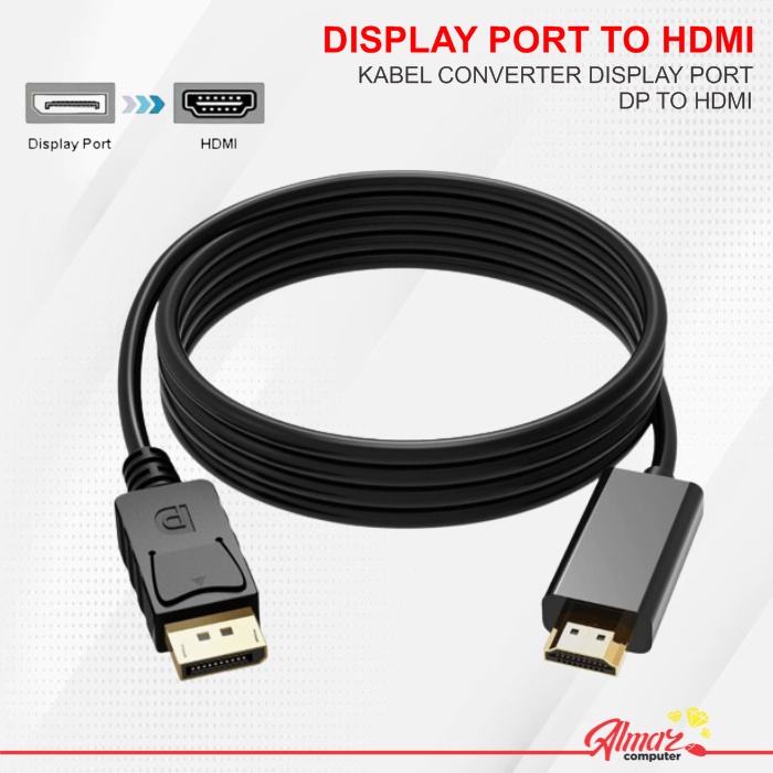 Kabel Converter Display Port DP to HDMI / DisplayPort to HDMI