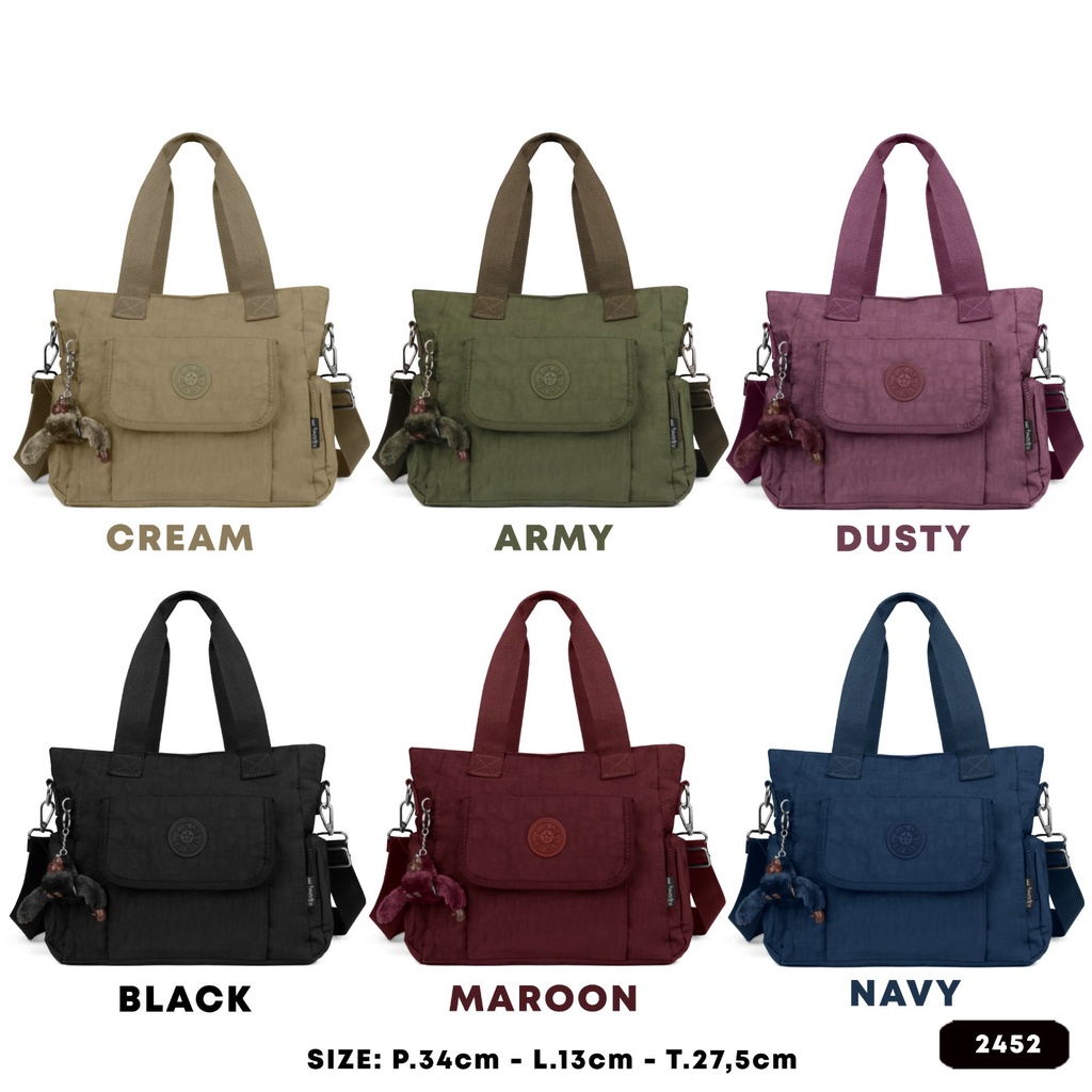 Tas Bahu Wanita Tas KP 2452 Tas selempang Wanita Jumbo Bahan Nylon Tas Selempang Best seller.!!!!