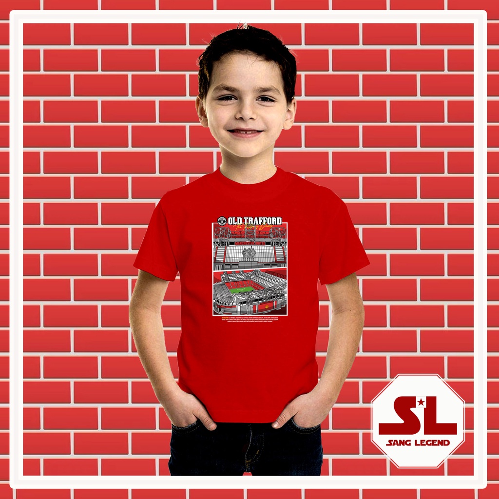 KAOS BAJU BOLA ANAK KIDS  MANCHESTER MAN UNITED MU EMYU STADION OLD TRAFFORD 016