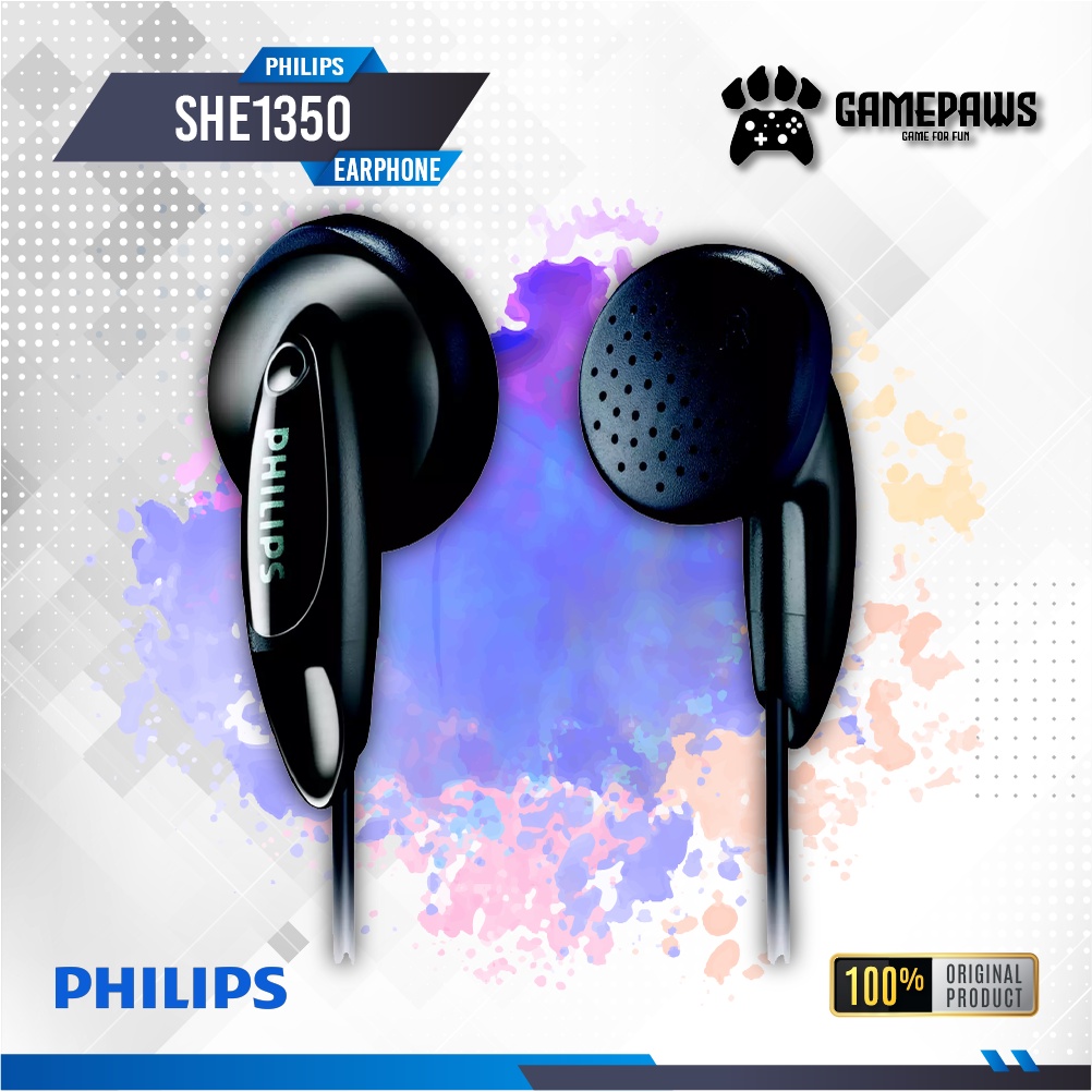 Philips SHE1350 Stereo Earphone Headset SHE 1350