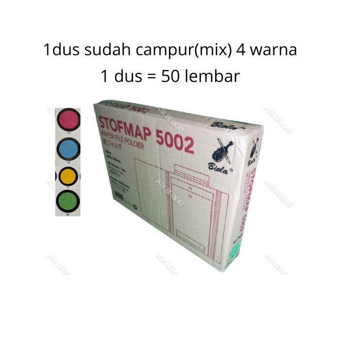 

Map Biola 5002 1 Dus Mix 4 Warna Star Seller