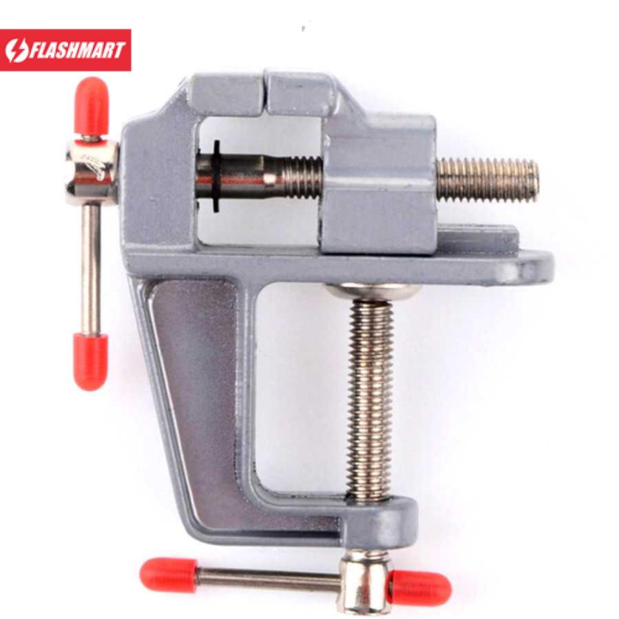 Flashmart Clamp Meja Catok Vise Table Kerajinan Seni Perhiasan - QST