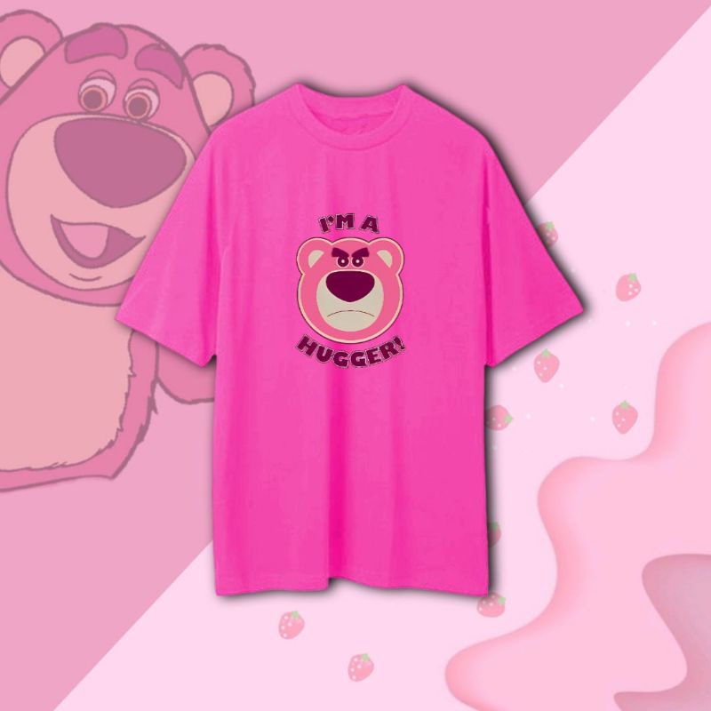 T-SHIRT LOT SO IM A HUGGER/KAOS KATUN PREMIUM LOTSO HUGGER