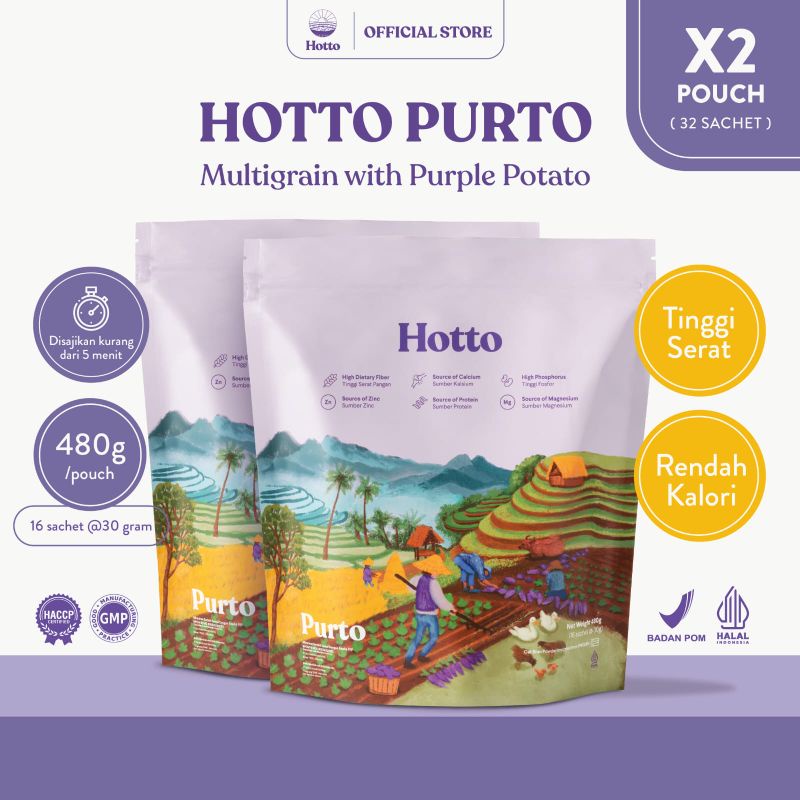 

HOTTO PURTO X 2 POUNCH (isi 32 sachet)