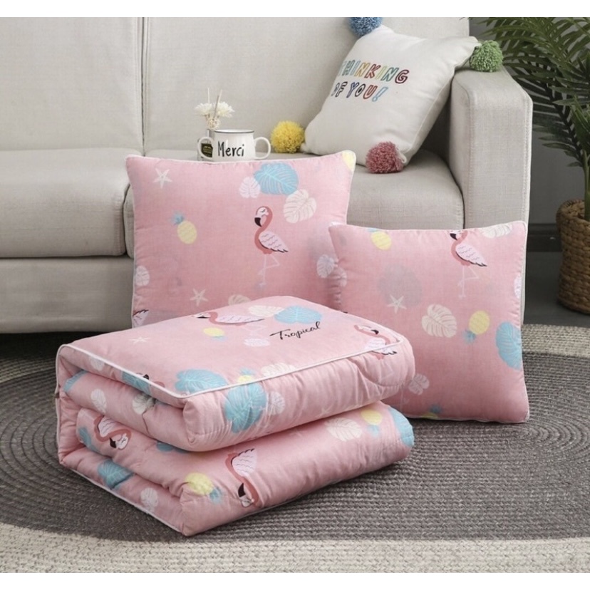 ( BISA COD ) PROMO BANTAL SELIMUT 2 IN 1 / BANTAL TRAVEL / BALMUT PRAKTIS / BANTAL SET SELIMUT / BANTAL SELIMUT MOTIF RANDOM 2 IN 1 / BANTAL SELIMUT TRAVELING PRAKTIS