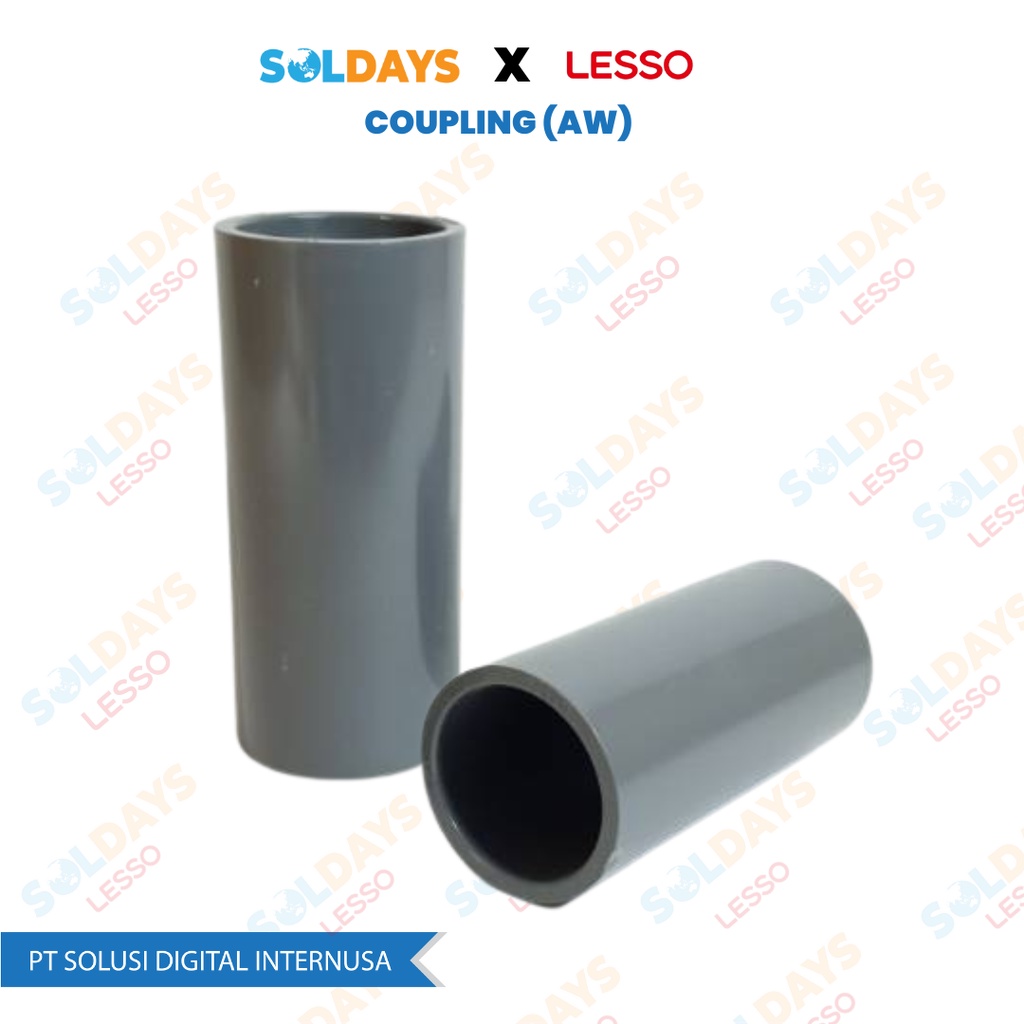 Lesso Socket (AW) - Coupling (AW) 1-1/4 inch / Socket (AW) - Coupling (AW) 1-1/4&quot; / Pipa PVC Fittings