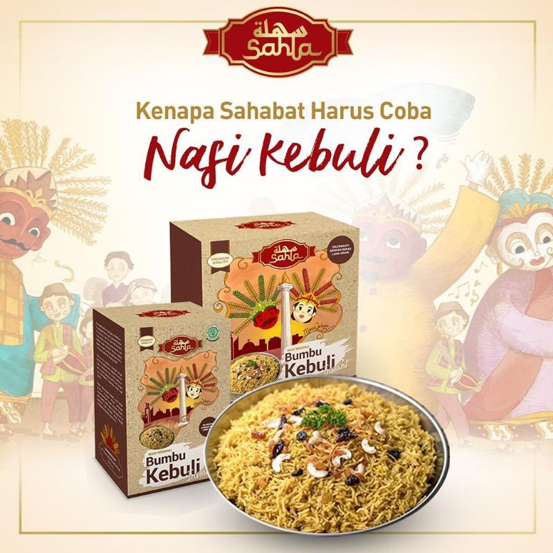 

Bumbu nasi rempah instan kebuli