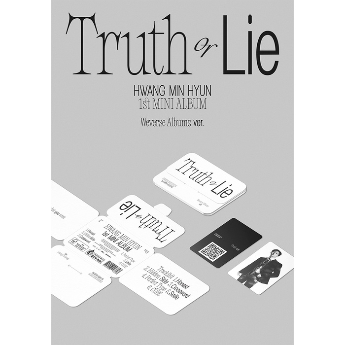 HWANG MIN HYUN - 1st Mini Album TRUTH OR LIE (standard / weverse album ver)