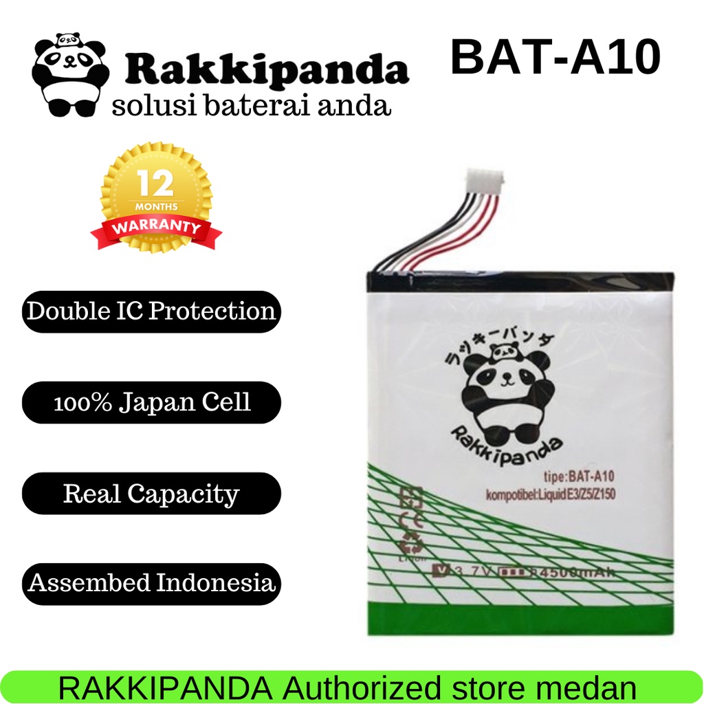 BATERAI RAKKIPANDA BAT-A10 FOR ACER  / E3 / Z5 / Z500 / Z510 / E380 / E310