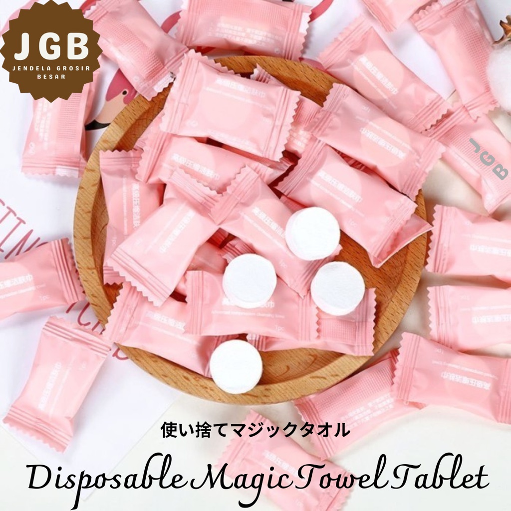 Disposable Magic Towel Tablet Traveling - Tissu Handuk Mini Travel
