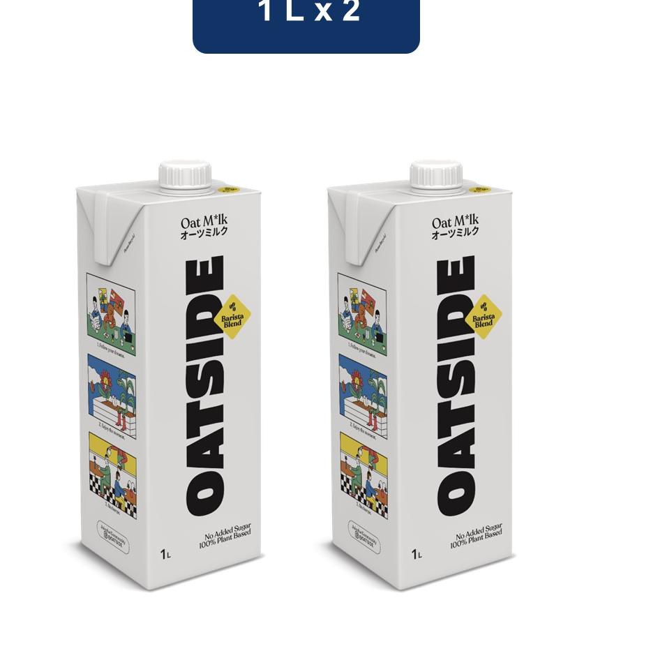 

➲ Oatside Oat Milk Barista Blend 2 x 1 L ✩