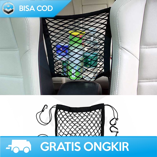 JARING ORGANIZER MOBIL TEMPAT PENYIMPANAN BARANG CAR NET KUAT DAN AWET