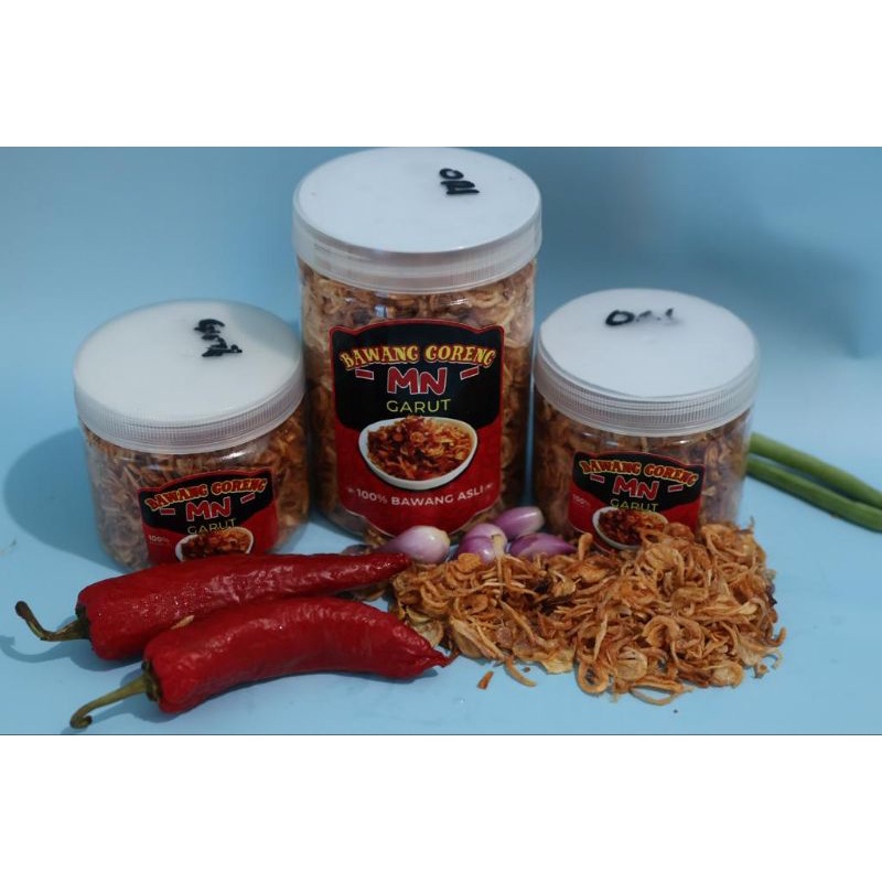 

Goreng Bawang Original Pedas MN Asli Garut