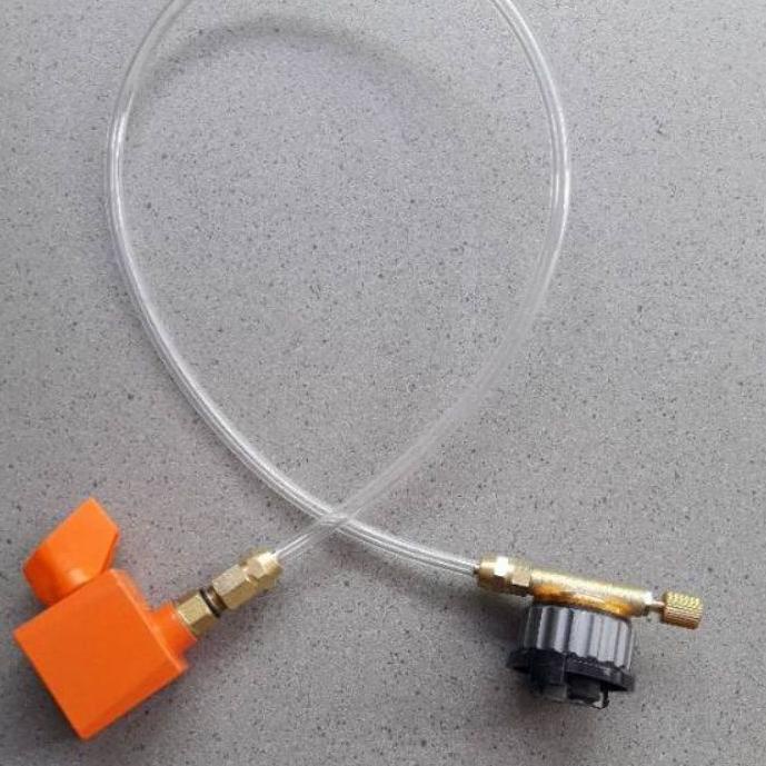 ♢ ALAT REFIL TABUNG GAS PORTABLE + TABUNG CANISTER ALAT ISI ULANG GAS PORTABLE HICOOK ◙