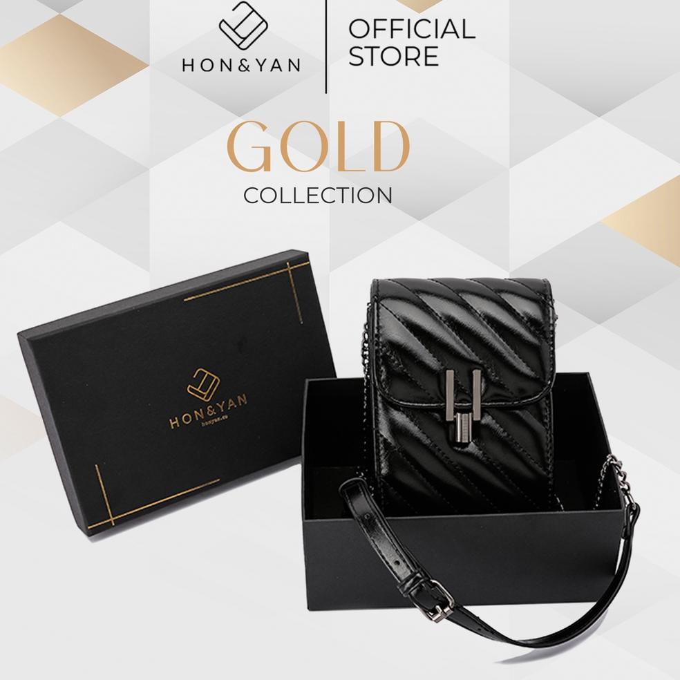 BIG SALE [HONYAN GOLD] Tas Hp Wanita Import Tas Selempang Cewek - Nata Sling Bag