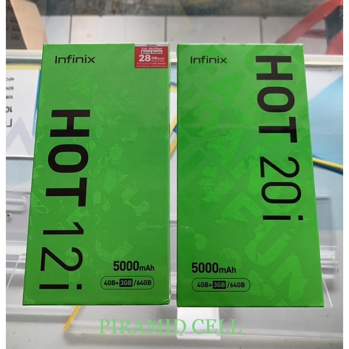 Infinix Hot 12i / Hot 20i 4-64GB / 4/128GB garansi resmi